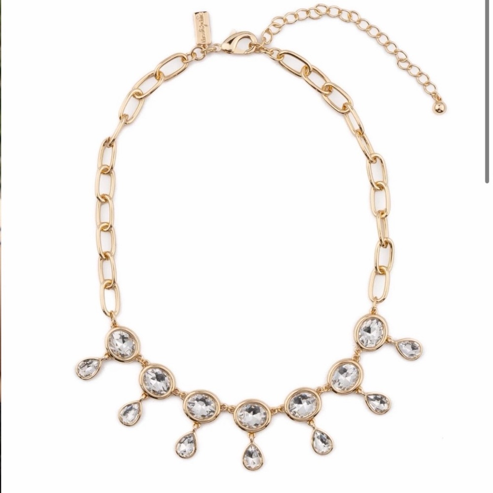 The dirty chic gold statement necklace